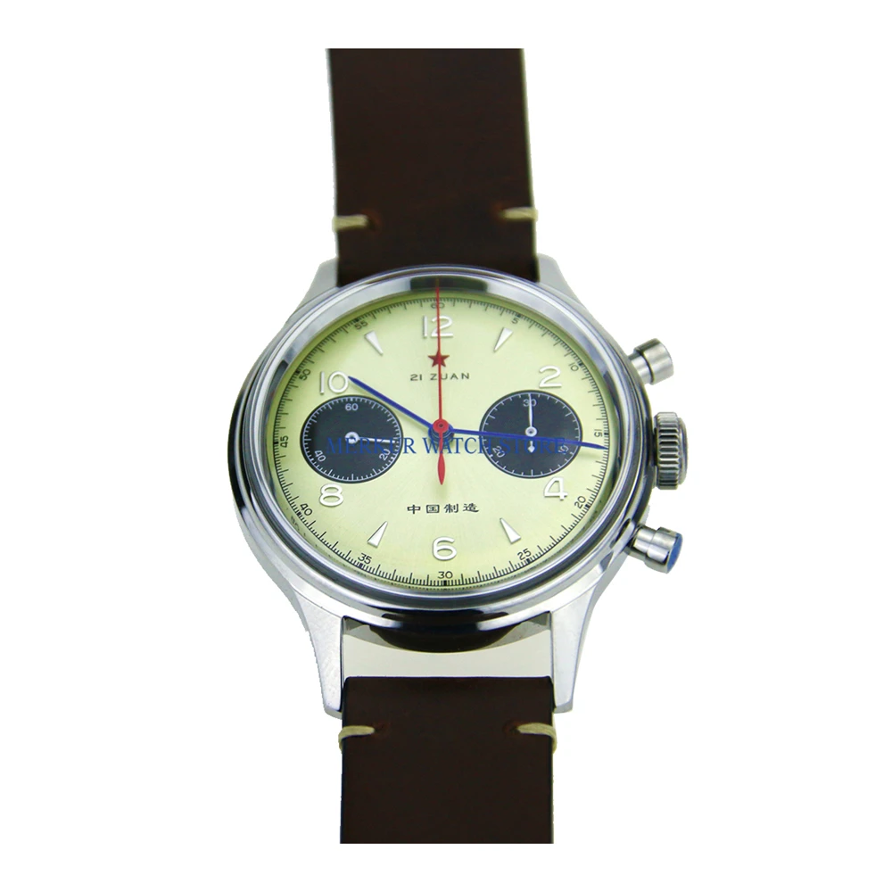AD30 Red Star механический хронограф для TianJin 1963 ST1901 мужские часы авиаторы B UHR с ручным