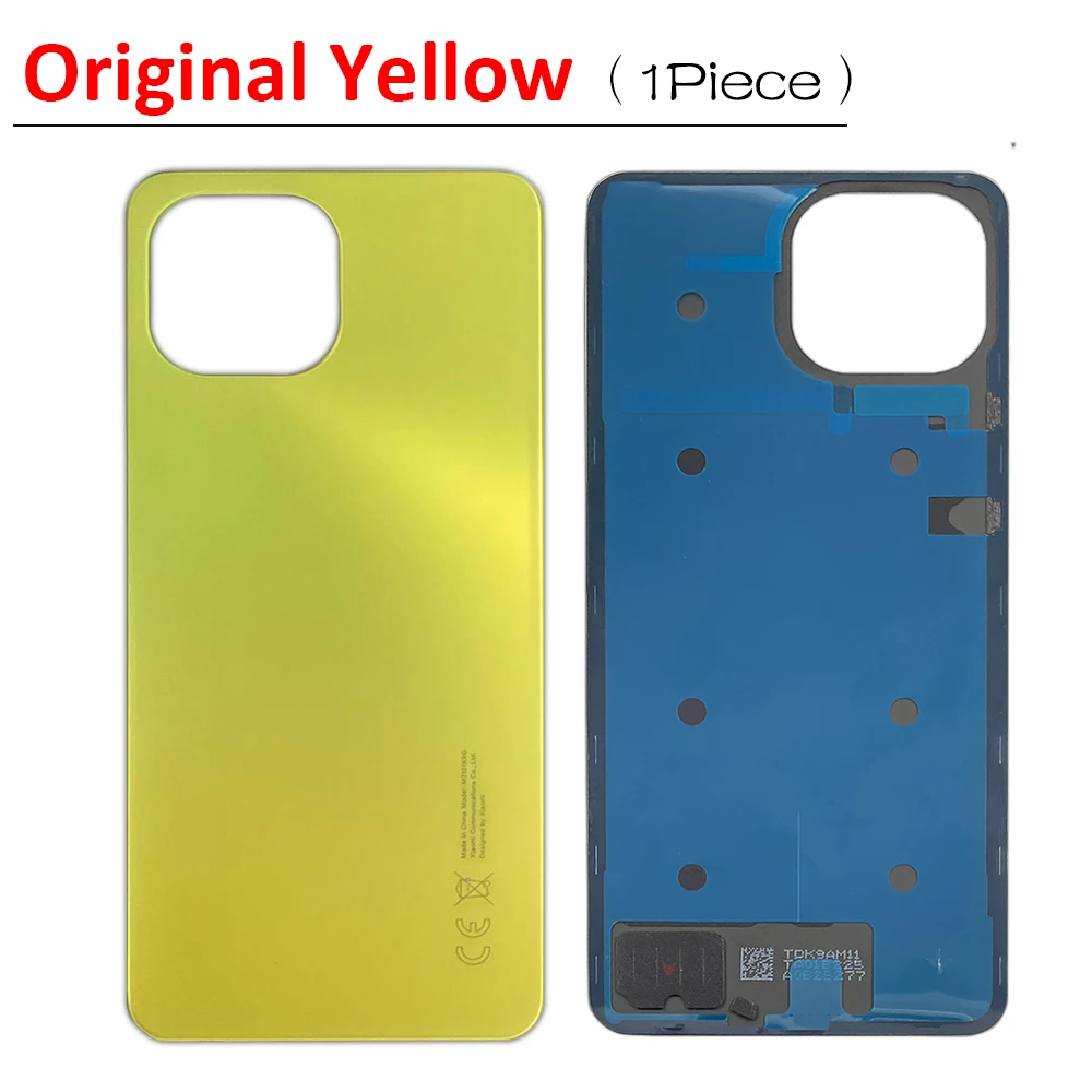 100% Original  For Xiaomi Mi 11 Lite 5G m2101k9ag Battery Back Cover Glass Rear Door Replacement Housing STICKER Adhesive frame for iphone Housings & Frames