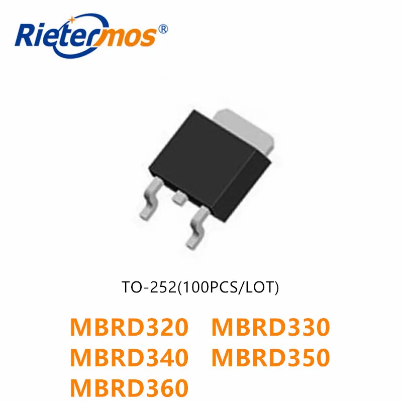 100 шт. MBRD320 MBRD330 MBRD340 MBRD350 MBRD360 TO-252 высокое качество | Электроника