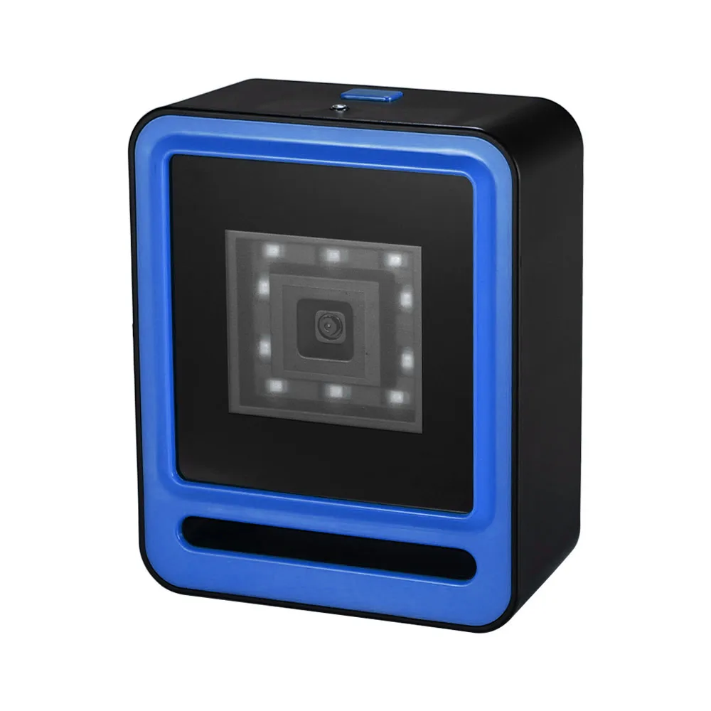 Aibecy Hands-free USB проводной 1D 2D QR сканер баркодера Настольный многонаправленный считыватель штрих-кодов для супермаркет, розничная торговля