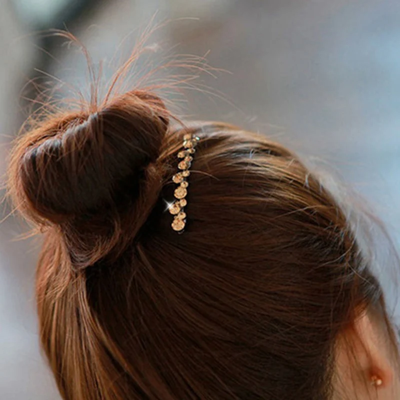 1 шт. модное с кристаллами, Стразами Шпильки с жемчугом для девочек barrettes заколка для волос зажим ювелирные изделия Инструменты для укладки женские аксессуары для волос
