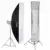 BEESCLOVER Godox 22x90cm Прямоугольник Bowens Mount Strip Softbox + Сетка для студийной стробоскопической Вспышки Softbox Grid Ring adaptor r60