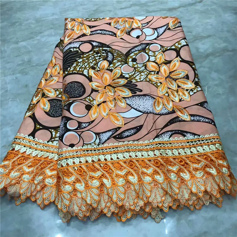 Высококачественная кружевная ткань воск шнур кружевная ткань Африканская кружевная ткань воск шнур кружева для женщин Свадебное платье WD101706
