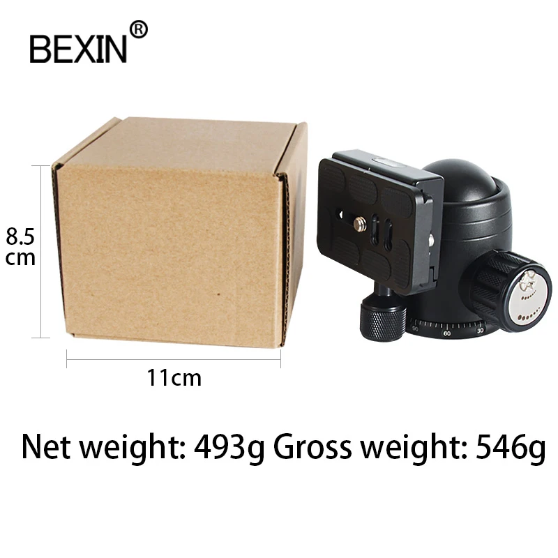 BEXIN Professional Tripod Ball Head 360 Angle