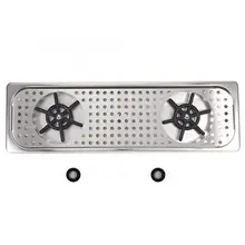 G1/2in двойной головкой домашний бар кофейня нержавеющая сталь автоматическая чашка шайба очиститель стекла промывка барная посуда вино пиво Чистый инструмент