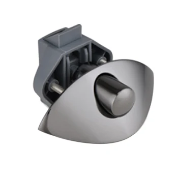 

1Pcs Rv Lock Button Lock Half Month Push Lock Keyless Push-Pull Lock Rv Modified Accessories Rv Furniture Half Moon Lock Black