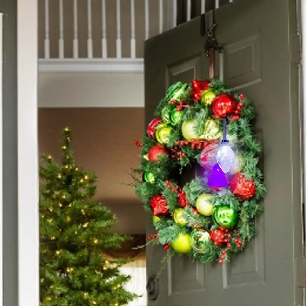 

Colorful Christmas Ball Pendant Lights Holiday LED Lights for Christmas Tree Window Home Party Decoration