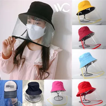 

Protective Epidemic Mask Anti-saliva Dust-proof Hat Safety Transparent Protective Mask Plastic Anti-fog Saliva Hats Face Shields