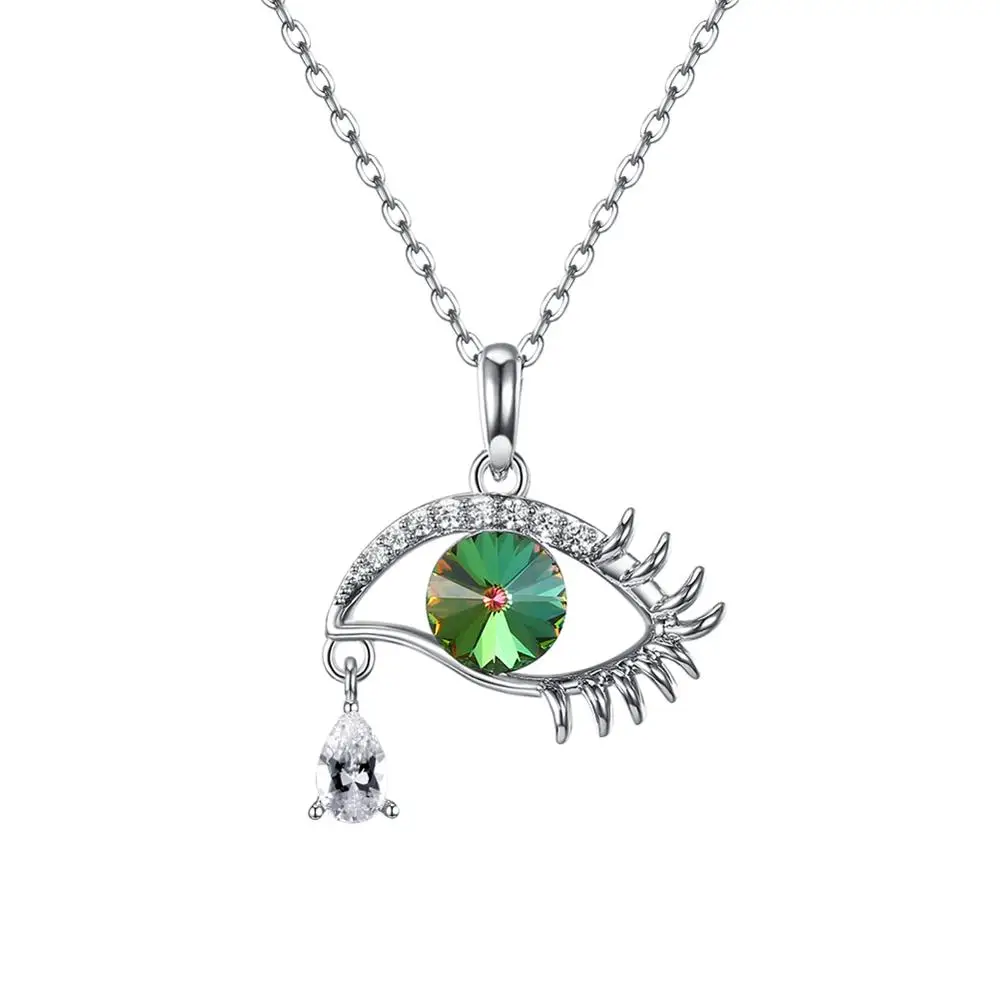 

High Quality Colorful Eye Style Pendant Fashion Women Casual Luxury Necklace Newest Design