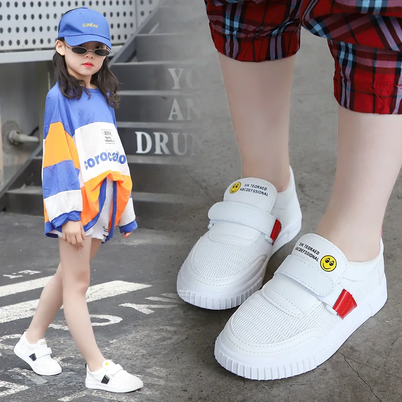 

2019 New Kids Shoes Sapato Feminino Boy Girl Chaussure Pu-Soft Bottom Toddler Children Basket Baby Sneakers Leisure Ayakkab