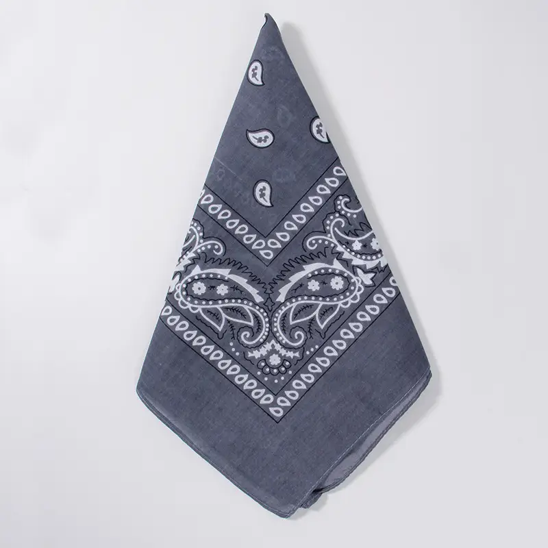 55x55cm Fashion Hip Hop 100% Cotton Bandana Square Scarf Cowboy Cashew Black Red Paisley Headband Print For Women/Men/Boys/Girls - Image 13