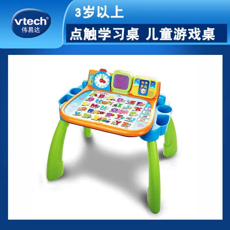 

Vtech Touch Study Table Multi-Purpose Game Table Multifunctional Toy Table 3-Year-Old Children Bilingual Early Childhood Toy Tab