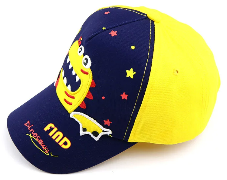 Детская бейсбольная кепка с динозавром, шляпа бренда Gorra Malla Snapback, шапки с животными для девочек и мальчиков, кепки с драконом, 50-54 см, Y040
