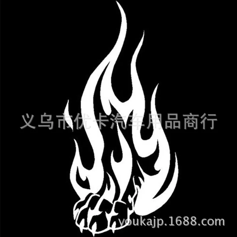 Трансграничной для AliExpress сердце собаки лапы кошки светоотражающие наклейки для автомобиля мотоцикла Стикеры s Cool декоративные Стикеры
