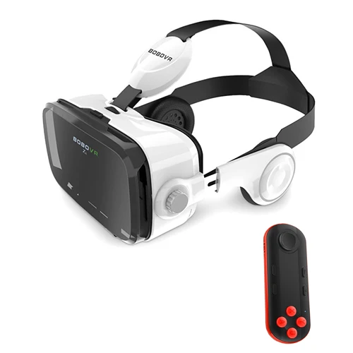 Original BOBOVR Z4 Leather 3D Cardboard Helmet Virtual Reality VR Glasses Headset Stereo BOBO VR for 4-6' Mobile Phone Original 