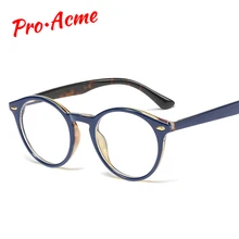 Pro Acme ацетатные круглые очки, оправа для очков, женские очки, очки для компьютера, близорукость, винтажные женские очки, прозрачные очки PC1313