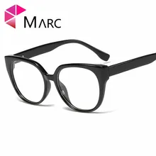MARC квадратной оправе солнцезащитные очки "кошачий глаз" Мода очки Для женщин TR90 негабаритные фирменные оптические очки оправы для женских очков женский 95166