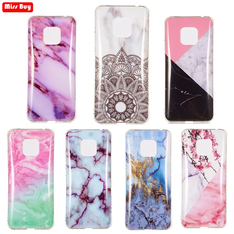 Marble Phone Case For Huawei mate 20 Pro Mate 10 Lite P20 P30 9 Honor 7X 8X Slim Silicone Soft TPU Cover |