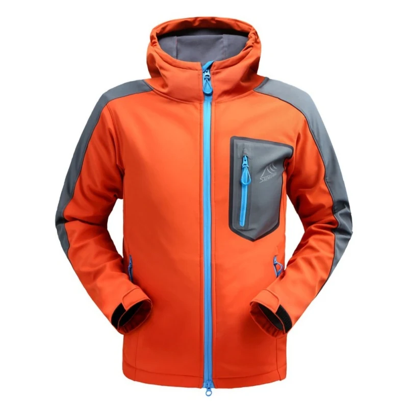 O Уличная походная флисовая дождевик ветровка Кемпинг Треккинг Спортивная походная водонепроницаемая куртка с капюшоном - Цвет: O