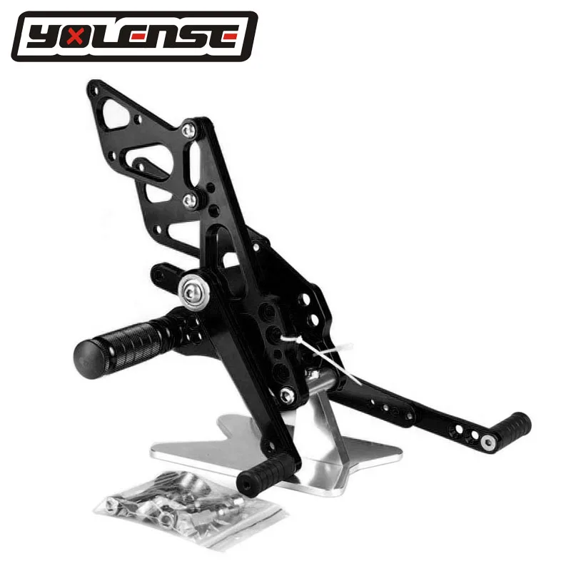 Для SUZUKI GSXR1000 GSXR 1000 GSX-R1000 2009-2013 мотоцикл CNC алюминиевая подставка для ног задние наборы регулируемые Задние подножки