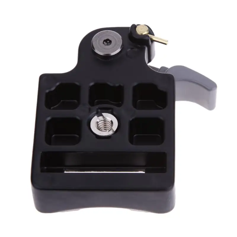 Black Camera 323 Quick Release Adapter with Manfrotto 200PL-14 Compat Plate