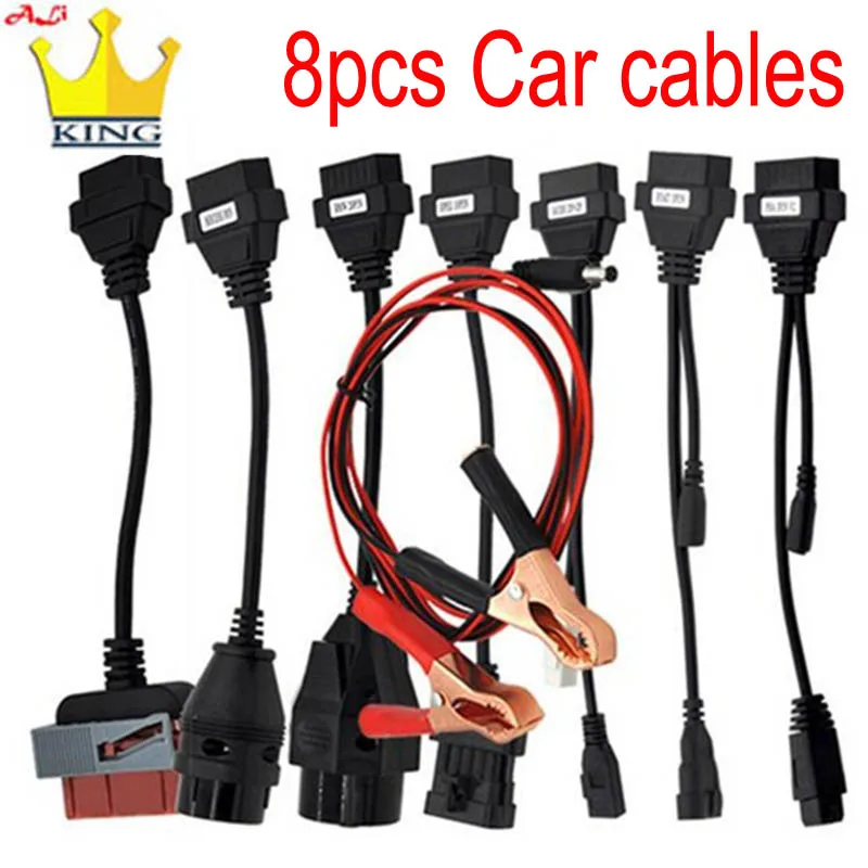 Автомобильный диагностический инструмент кабели OBD OBD2 Полный комплект 8