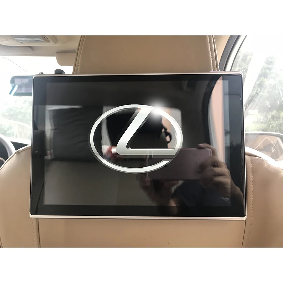 

2PCS 11.8 Inch Car Screen 4K 1080P Android 8.1 Headrest Monitor With Wifi Bluetooth USB For Lexus Rear Seat Entertainment System
