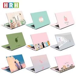 HRH 2 in 1 Cartoons Design Laptop Decal DIY Stickers Guard Skin For 11/12/13/14/15/16 inch for MacBook for HP for Dell