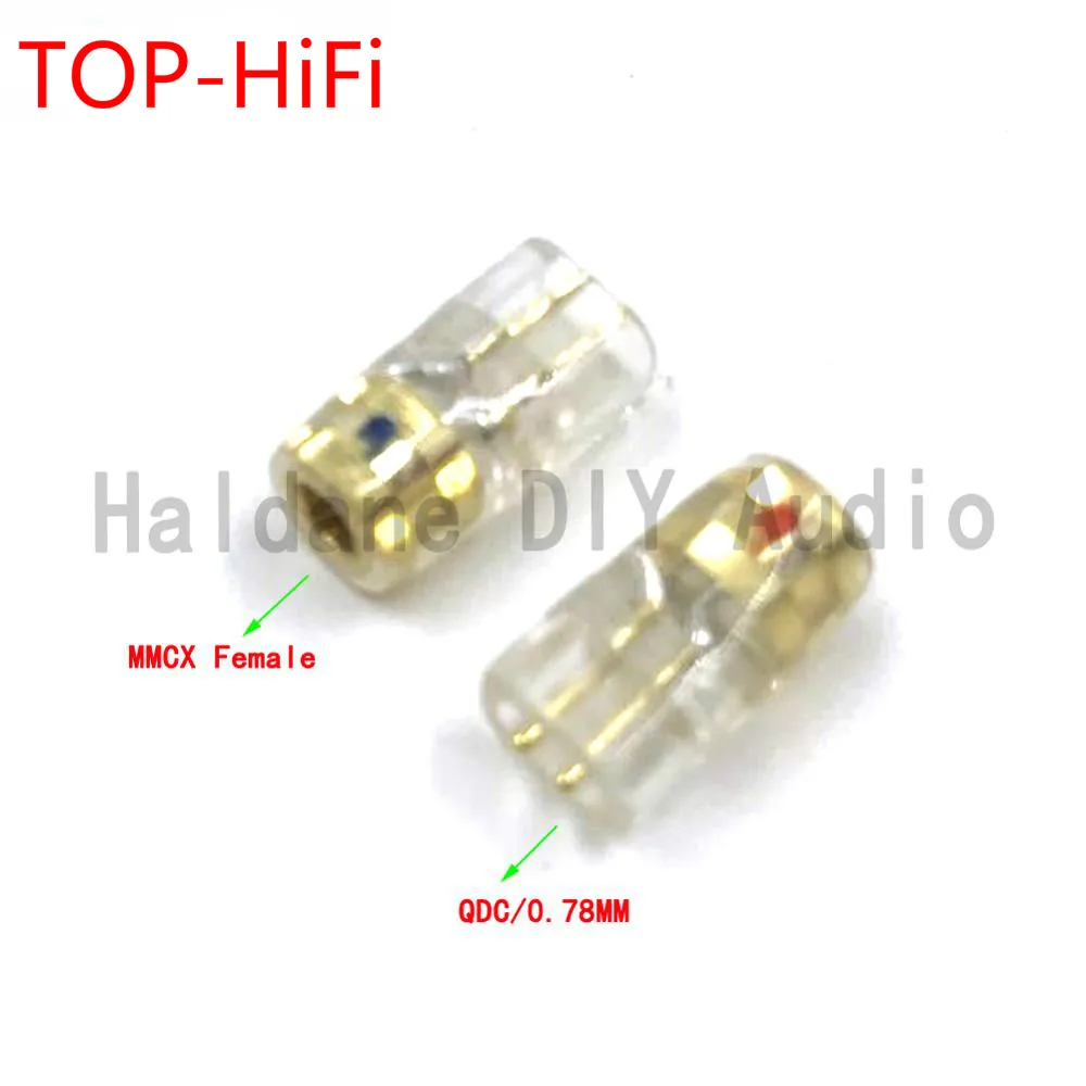 

TOP-HiFi pair Headphone Plug for QDC/0.78mm Male to MMCX Female Converter Adapter