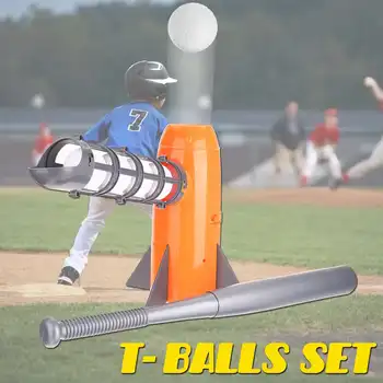 

Children's Baseball Toy Baseball Launching Exerciser Practice Auto-Bounce Baseball Toy Fun Family Outdoor Game kid Toy Sports