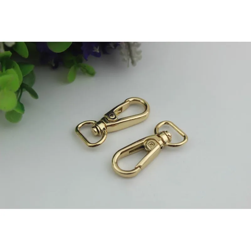 light gold Meetee 5/10 шт. 13 мм связка для ключей из металла Bucklefor сумка собачий ошейник с застёжкой "Лобстер" адаптер для часов аппаратных аксессуаров AP507 - Цвет: light gold