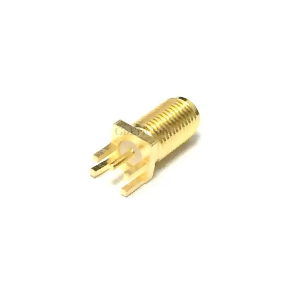 100 шт РЧ коаксиальный 50ohm 1,6 мм Длинный sma female печатная плата краевой соединитель Адаптер