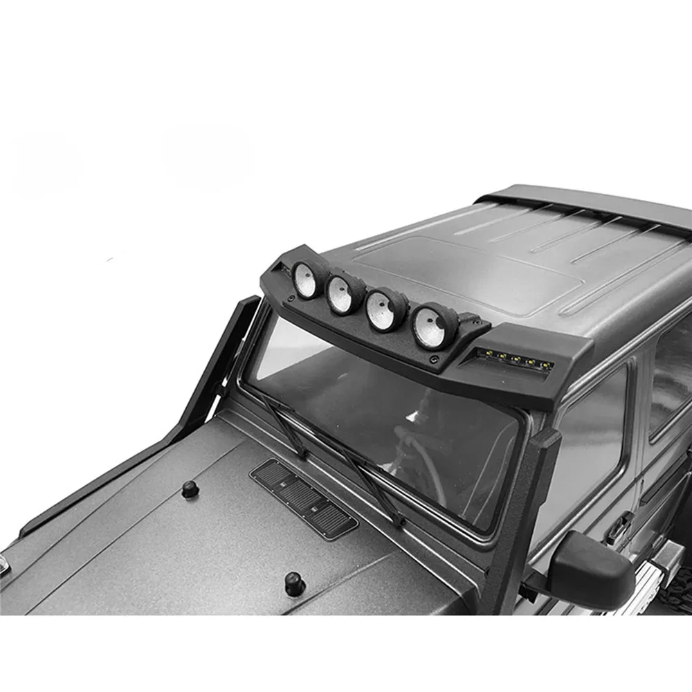 Радиоуправляемый автомобильный прожектор для крыши, крышка фары для 1/10 TRAXXAS Benz TRX4 G500 TRX6 G63, запчасти для радиоуправляемых гусеничных автомобилей