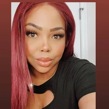 Pelo recto 13X6 peluca con malla frontal pelucas de cabello humano 99J Borgoña Pre-arrancado 180% Remy pelo profundo parte pelucas para mujeres brasileño