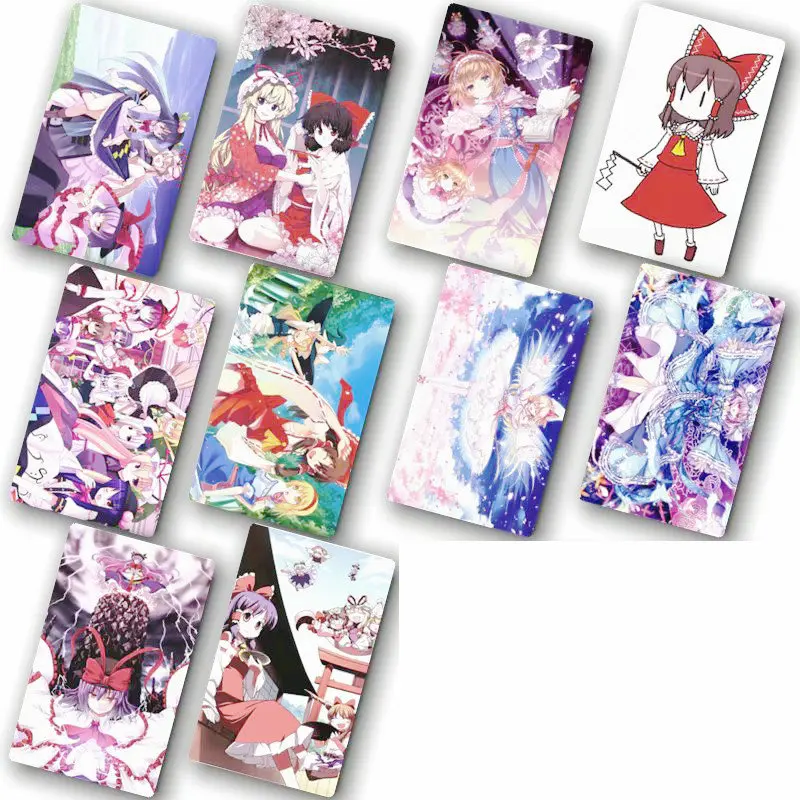 TouHou Project Sticker 100pcs Different Style Anime Stickers Bus ID Waterproof DIY Card Stikers Classic Toys
