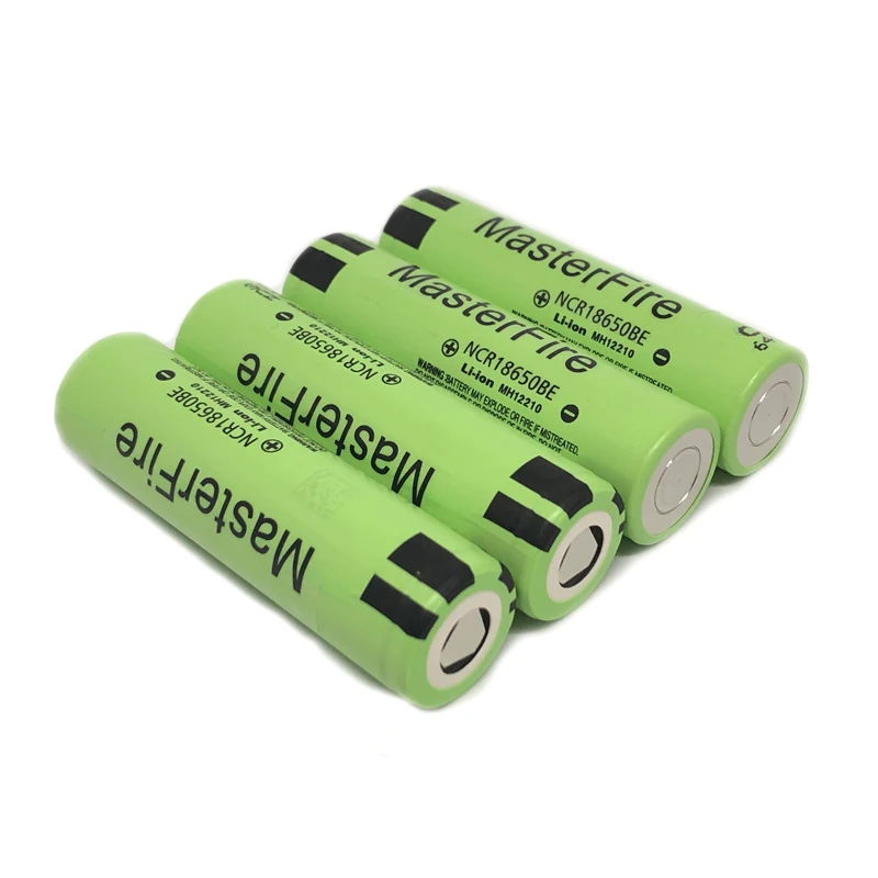 4 шт./лот MasterFire 18650 NCR18650BE 3200mah 3,7 V литиевая аккумуляторная батарея для panasonic