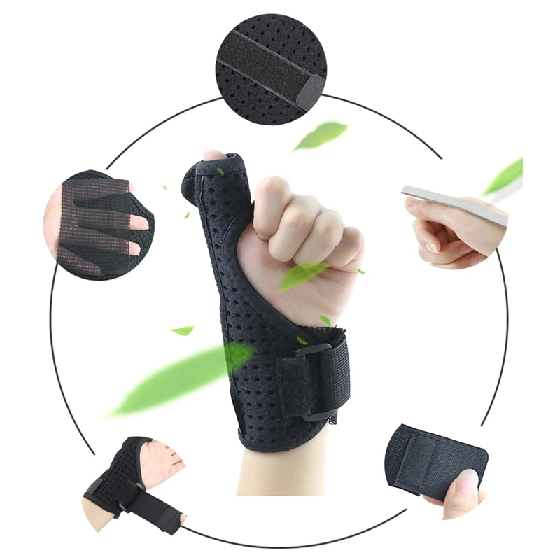 Воздухопроницаемая ручная шина для запястья Carpal Tunnel левая фиксатор поддержка запястья для Tendonitis спортивные повреждения обертывание боль мышь-рука