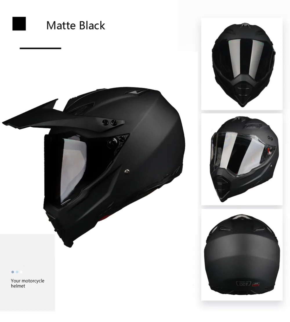 BYE мотоциклетный шлем для мужчин Полный лицевой шлем мото для верховой езды ABS Материал Приключения мотокросса мотоциклетный шлем DOT сертификация