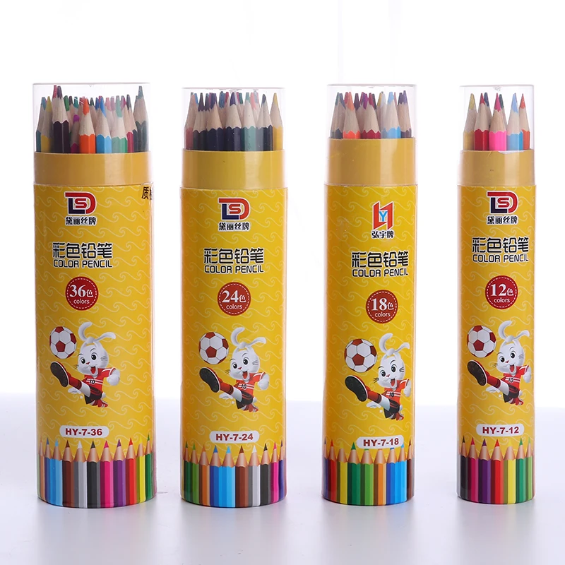 

Professional Color Pencil Set Stationery for School Supplies Artist Painting Wood Colored Pencil Office Stationery 12-48colors