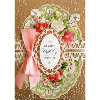 

Panalisacraft Lace Background Metal Cutting Dies Craft Dies Scrapbooking Card Making Album Embossing Stencil Die Cut Decoration