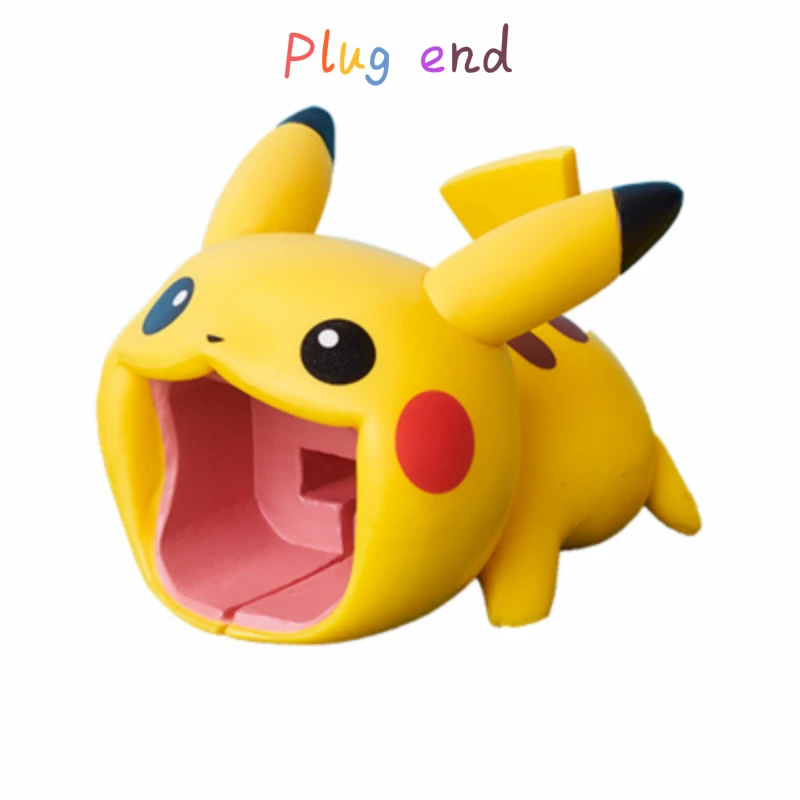 Аниме Покемон Пикачу Косплей кабель протектор Eevee Прекрасный usb кабель для зарядки Bite Take A Bite кабель Pikachu Chompers Prop подарок - Цвет: style1