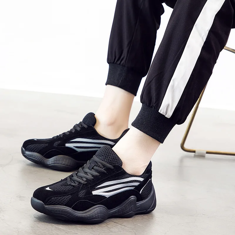primavera y verano nuevo красный Harajuku moda cómoda salvaje Повседневный транспарантный malla Zapatos mujer