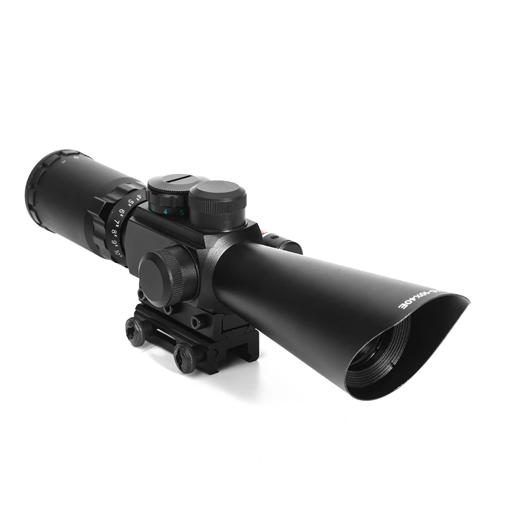 

DREAMY M8 3.5-10X40EG Riflescope Red Green Illuminated Tactical Optical Sight Hunting Scope Fits 20mm Rail Mount For Air Gun