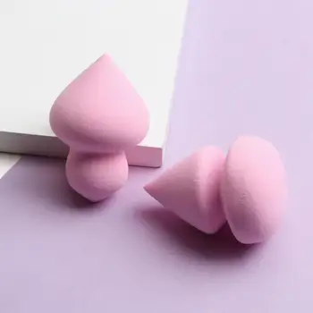 

2 Pcs Makeup Foundation Sponge Beauty Make Up Tools Wet And Dry Use Powder Puff Non-latex Smooth Cosmetic Make Up Beauty Puff