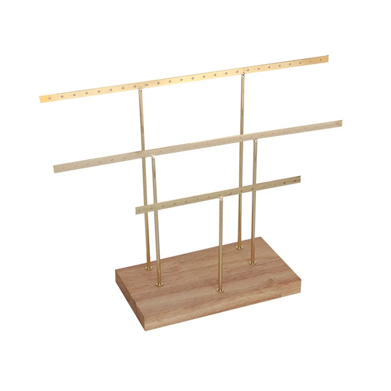 

Hanging Jewelry Display Rack Tree Organizer Metal Rack for Holding Women Jewelries Earrings Rings Necklaces Ear Stud Pendant