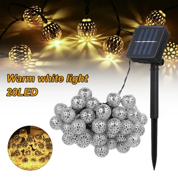 

20/30/50 Waterproof LED string lights outdoor Holiday led light string Christmas Party Wedding Dec New Year led solar Light