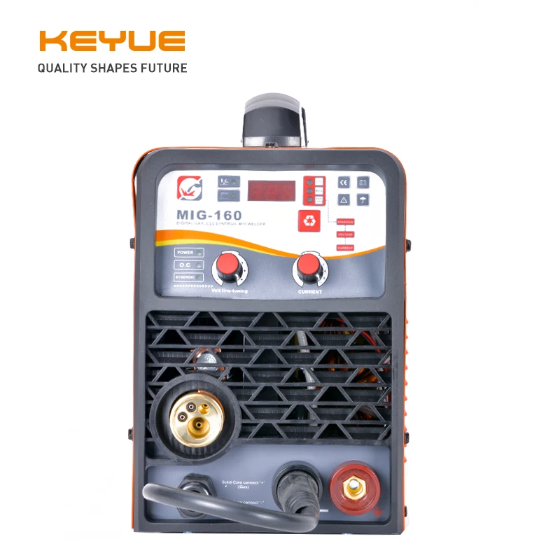 KEYUE MIG 200 DC 220 в 5 кг проволочный газ без газа самозащищенный инвертор сварочный