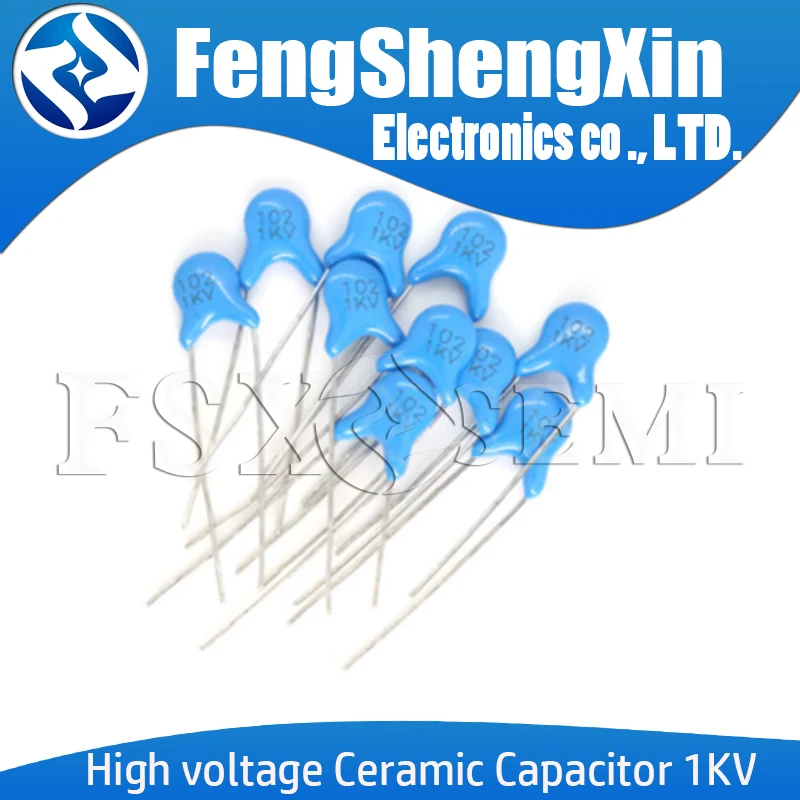 20pcs 1KV высоковольтный керамический конденсатор 33PF 82PF 100PF 220PF 470PF 560PF 1NF 2.2NF 4.7NF 10NF 100NF