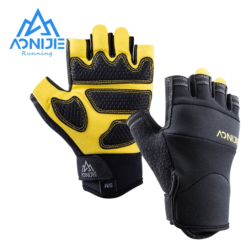Half Finger Gloves Fitnes Aonijie Glove Weightlifting Sports