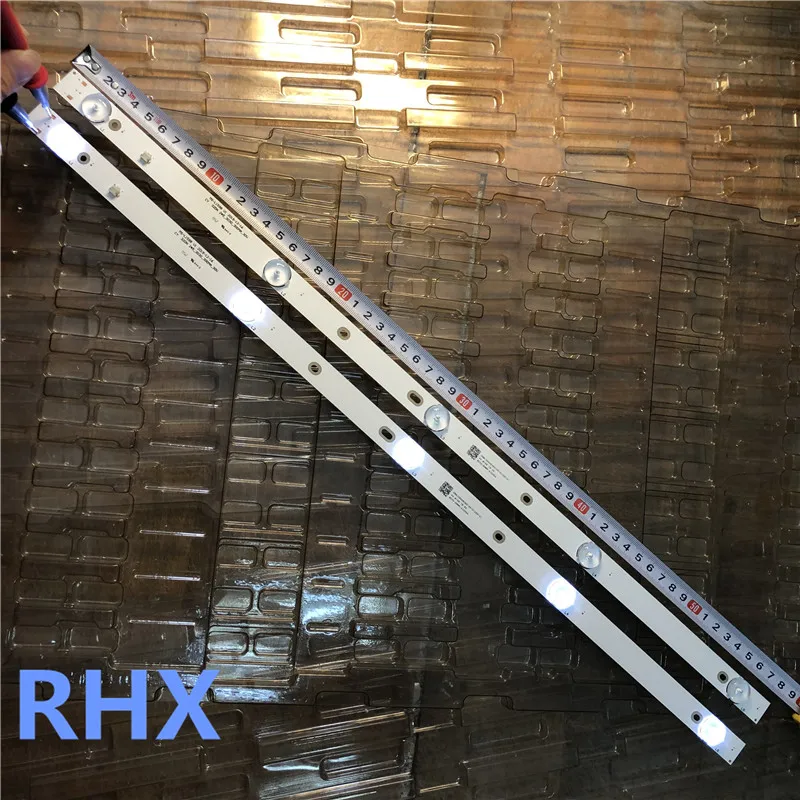 

580mm LED Backlight strip 5 lamps For 32'' LCD TV MS-L1598 V1 32DN 2*5_3030_300MA_30V 6V/LED 100%NEW